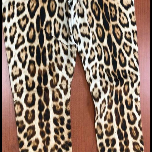 Roberto Cavalli Natural Leopard-print Skinny Jeans - Picture 7 of 13